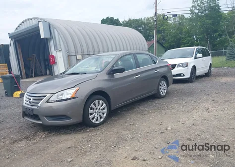 2015 Nissan Sentra S/Sv/Sr/Sl из США, поврежденный, VIN 3N1AB7AP9FL656960